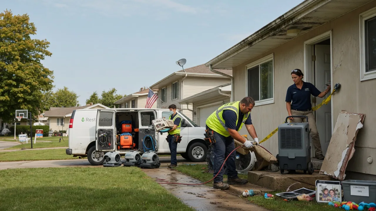 Water Damage Restoration in Paloma, IL near me
